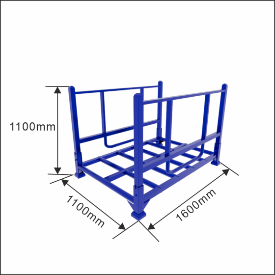 堆垛架/布匹架/轮胎架/规格：L1100×D1600×H1100mm