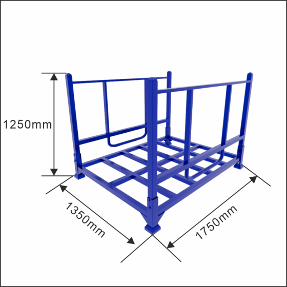 堆垛架/布匹架/轮胎架/规格: 长1350×宽1750×高1250mm